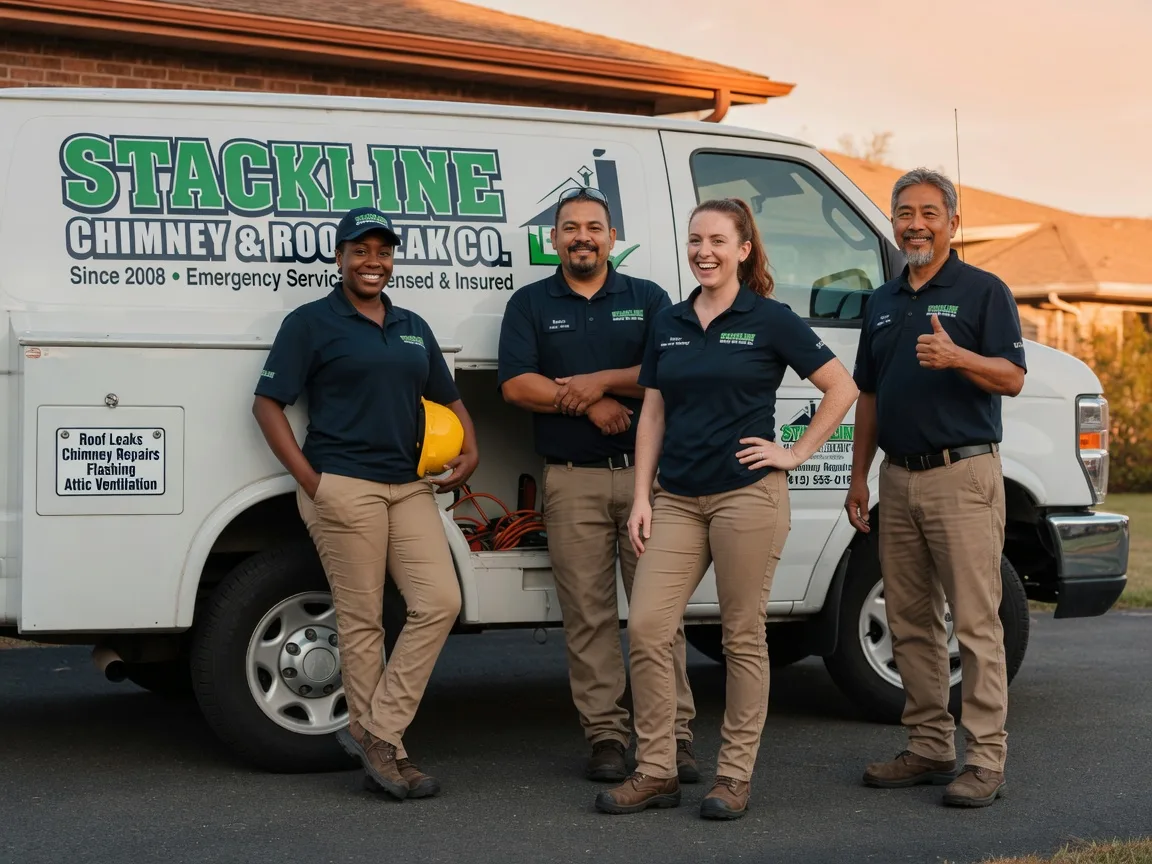 Chimney flashing repair company in Long Point, IL